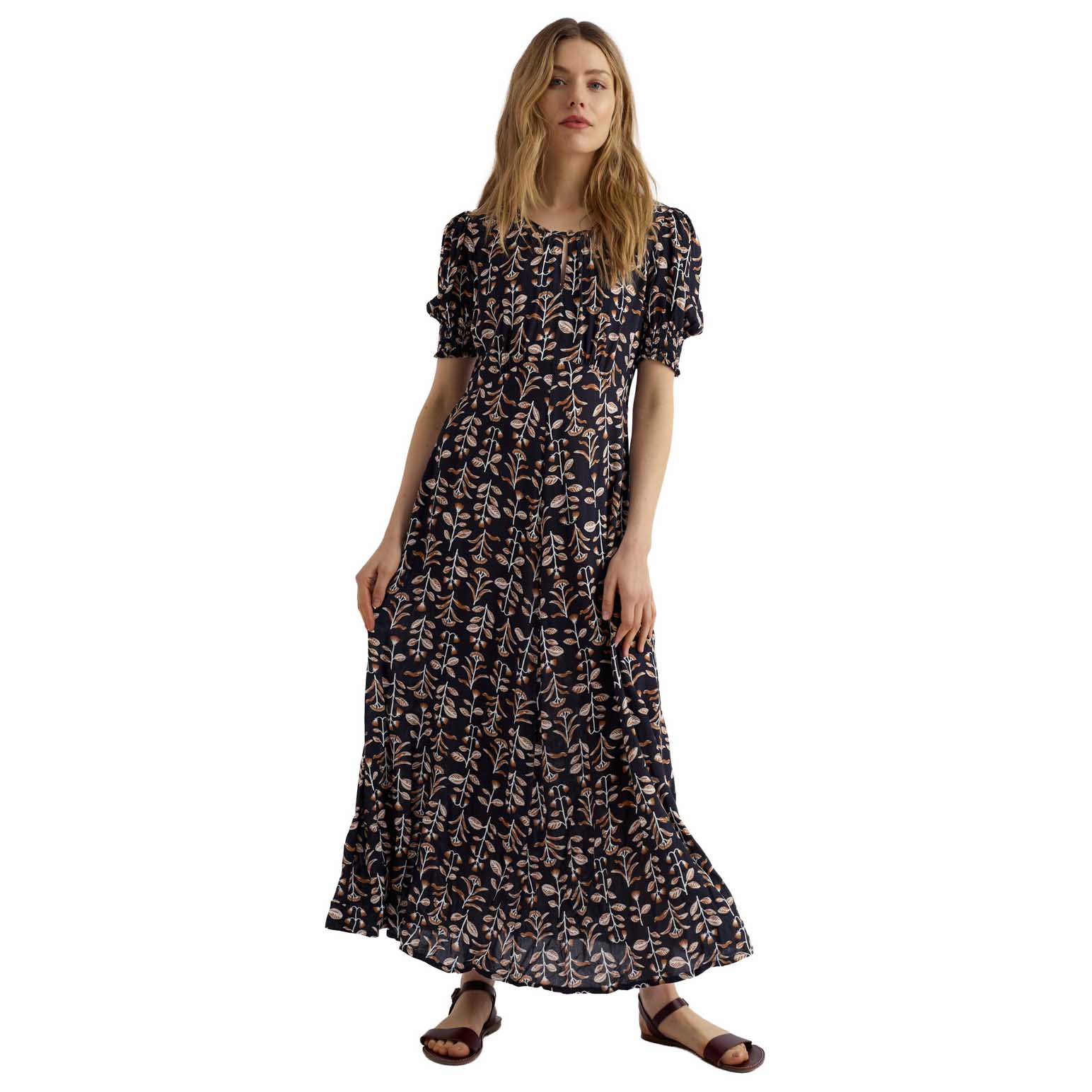 Seasalt Cornwall Marsh Violet Dress - Painted Stems Inkwell